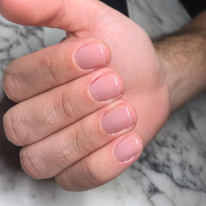 Gentlemen's Clear Gel Manicure