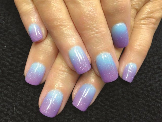 Ombre Acrylic  2 Colors (Full Set)